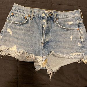 Agolde Parker Vintage Cutoff Short in Swapmeet